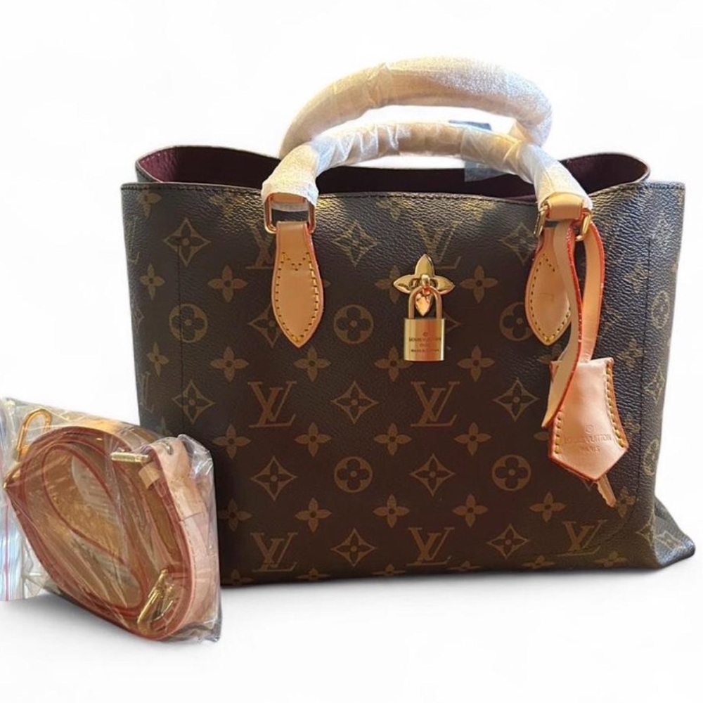 Monogrammed LV Flower Tote (Ins-pired)